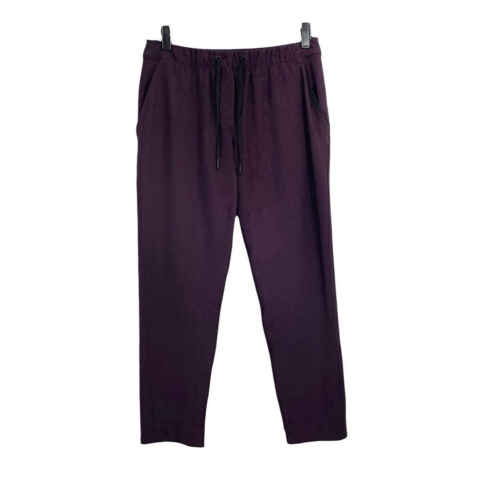 Lululemon Jet crop pants Size‎ 4 Black Cherry